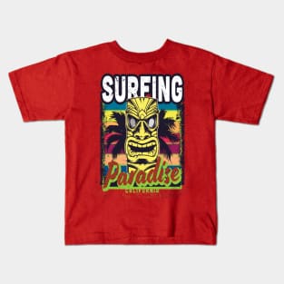 Surfing the Paradise Kids T-Shirt